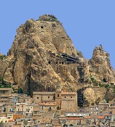 castle in province of enna